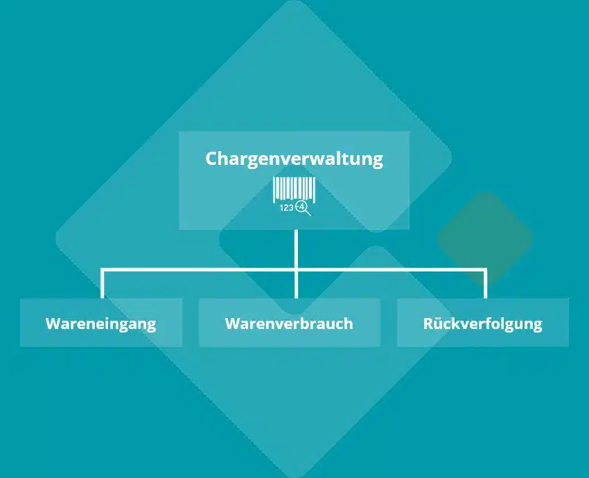 Unterteilung der Chargenverwaltung