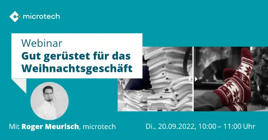 Kostenfreies Webinar | Gut gerüstet für das Weihnachtsgeschäft