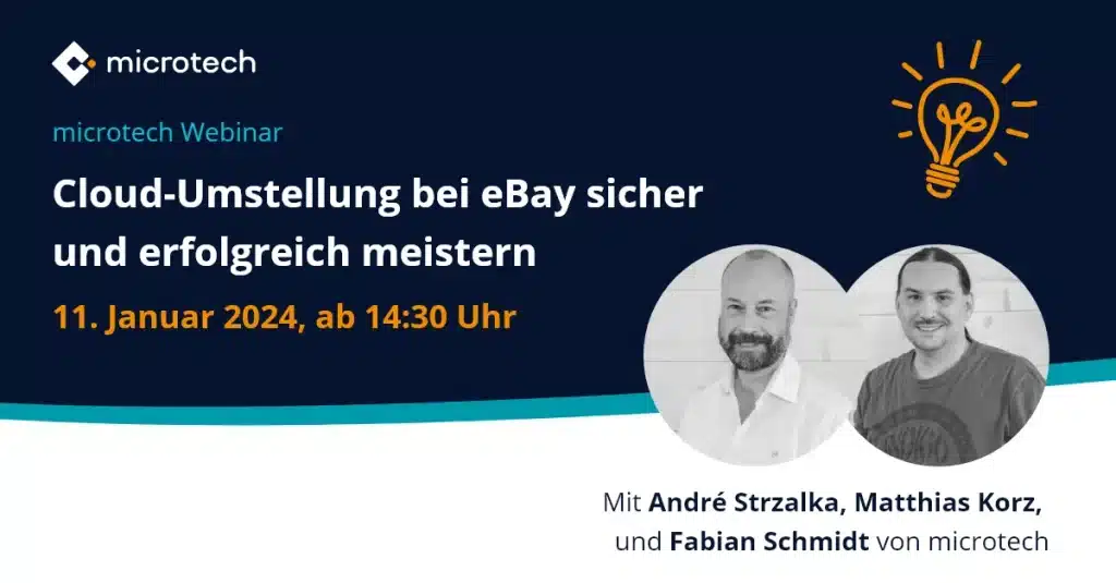 Kostenfreies Webinar: Cloud-Umstellung bei eBay sicher und erfolgreich meistern